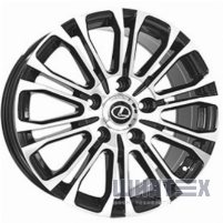 Replica Lexus (LX1800) 8.5x21 5x150 ET45 DIA110.1 BKF